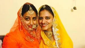 Padmini and a cousin.